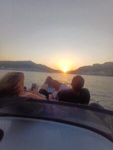 kalymnos boat trips greek sunset